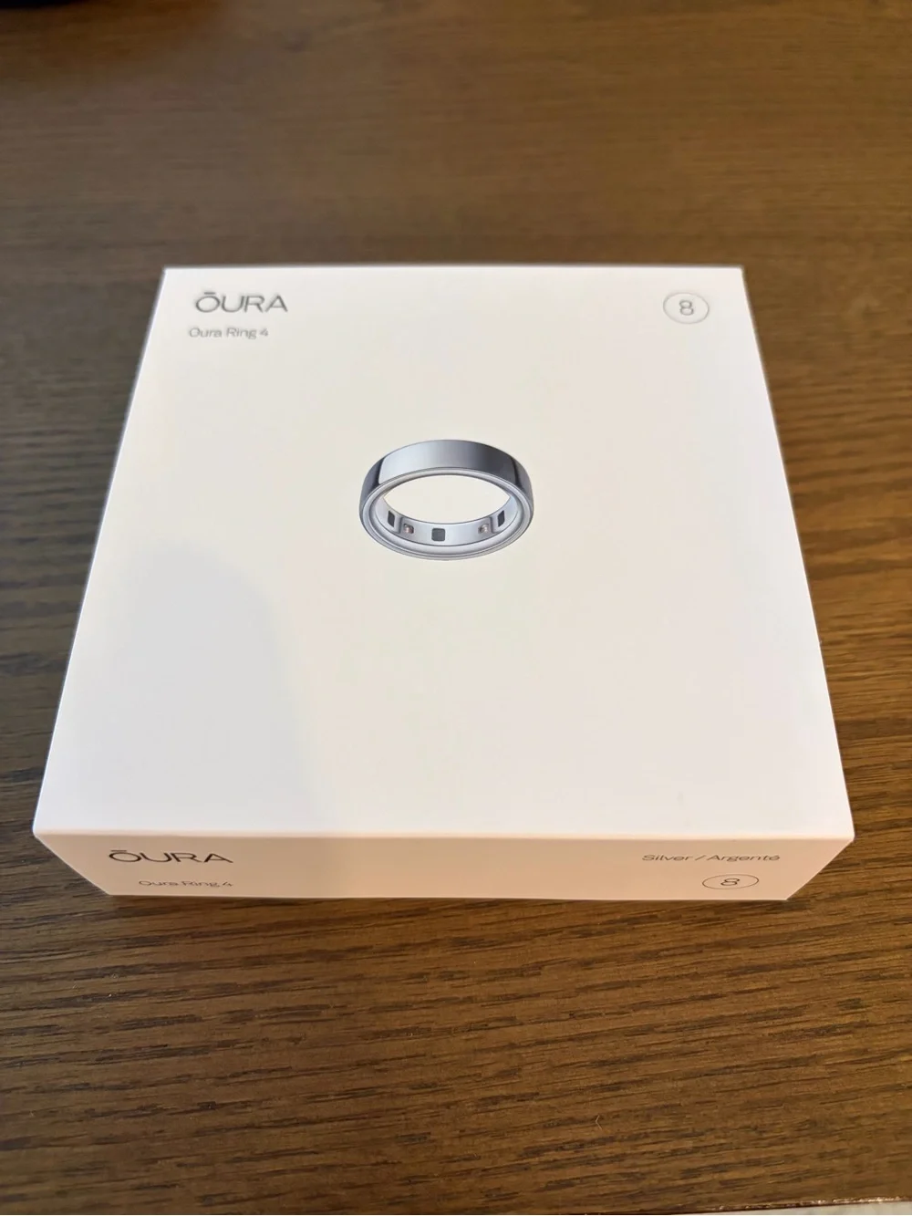 Oura Ring 4 — Silver Finish